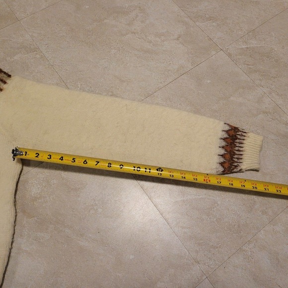 VTG Sears Sportswear Mens L Large Mohair Fuzzy Crewneck Pullover Sweater - Picture 10 of 16